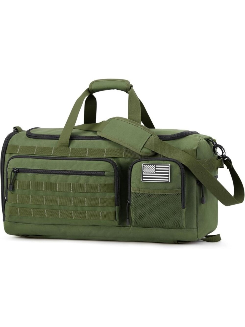 3-in-1 Duffle Bag Travel Gym Sports Backpack - Large Tactical Multi-Use Bag